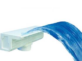 Cmp25577260000 Custom Molded Products 25577-260-000 24in Arch Waterfall 1in Lip And Back Port - White