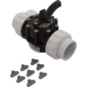 25922-204-000 Custom Molded Products Diverter Valve 2in Unions 2-way Black