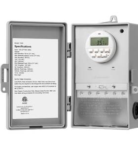Td01a Dewenwils Pool Pump Timer Digital Box 2hp 40a 120-277 Vac 7-day 20 On/o