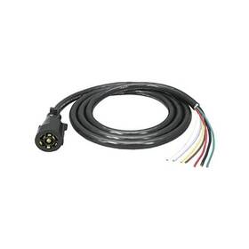 50-67-003 Draw-tite 7-way Molded Trailer End Connector Kit With 8-feet Cable -