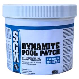 Plbpp3 Dynamite Underwater Swimming Pool Patch Repair - White 3lbs