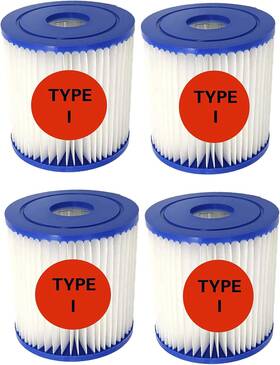 58511e Fedauto Pool Filter Compatible With Bestway Type I 58093 Spa 4 Pack