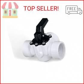 0920-15 Fibropool Swimming Pool Diverter Valve - 1 1/2 Inch Female Threaded 3 Way Re