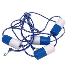 Fibropool 639767931052 16ft Adjustable Pool Safety Rope Lane Divider With Hooks And Floats