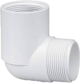 Mptx0.5 Fittings 313031830844 412-005 0.5 Inch Fpt 90 Degree Sch 40 Pvc Street Elbow 412005