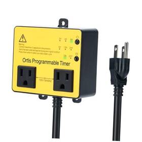 Kj-022 Fjkj Inc. Above Ground Pool Timer Smart With One-button Operation Yellow