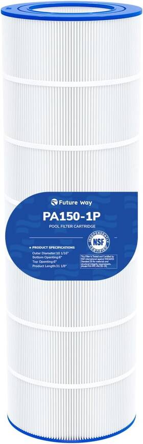 Fw-pfc-pa150-1p Future Way Cc150 Pool Filter Cartridge Replacement For Pentair Clean And Clear
