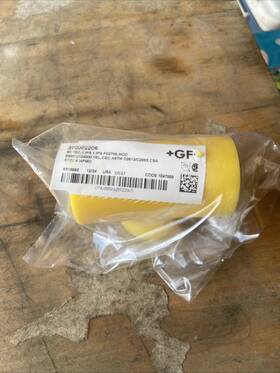 360002206 Georg Fischer Central Plastics 1 Inch Socket Fusion Tee -