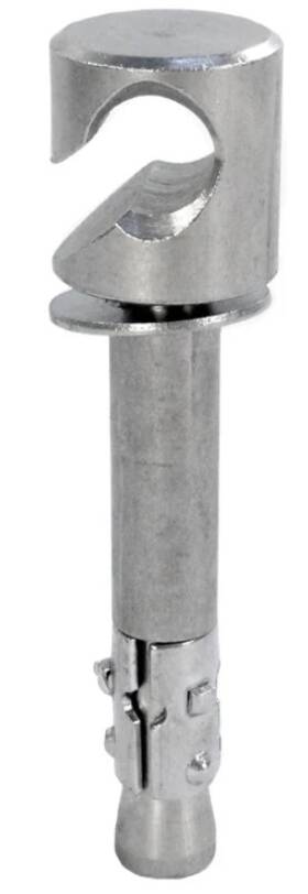 99-20-9100102 Gli Stainless Steel Wall Anchor With Cable Mate Insert - 5/16 Inch