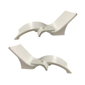 Global Pool Products 810092115908 Lounge Chair With Connecting Table - Outdoor Chaise
