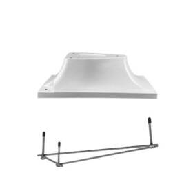 Gpp-db-3b8-w Global Pool Products White 3 Bolt Base Stand With Jig For 8ft Diving Board - Inground Swimming Pools