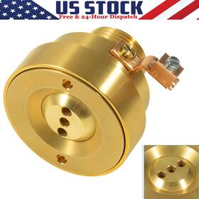 3kpz Gm-motor New Swimming Pool Spa Brass Deck Jet Fountain Nozzle 3 Hole With Grounding Lug