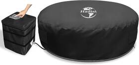 Rsyg-a009-hs-77t Hadisi Round Inflatable Hot Tub Winter Cover Set 600d Hd Waterproof Dustproof 2pc