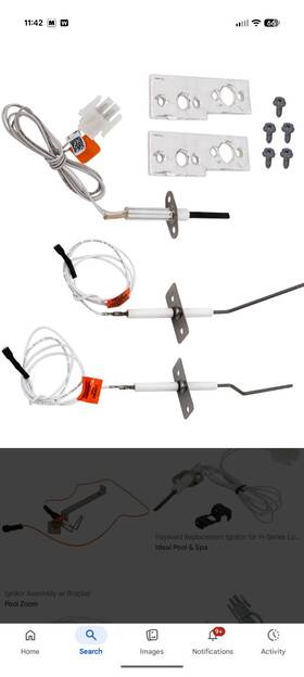 Hdxfigfs002 Hayward Ignitor And Flame Sensor Kit For H-series