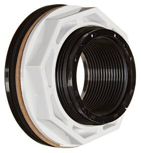 Sp1023blk Hayward Black-colored Wall Inlet Threaded Fitting With Locknut And Gasket