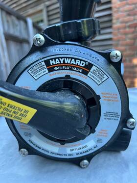 Sp710xr50 Hayward Vari-flo Multiport Valve 1-1/2 Inch Fpt For D.e. Filter