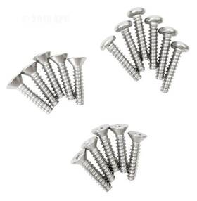Spx1090z6a Hayward Std Skimmer Screw Set 8 Per