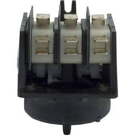 59-345-3120 Herga Electric Air Switch 4 Function 3pdt 20a Ctr Spout Wht Cam