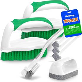 Dbs07 Holikme 7 Pack Deep Cleaning Brush Set Scrub Pads With Scraper Tip For Green