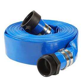 B06-sd0pl02-050-pp Hosetool 2 Inch X 50ft Heavy Duty Discharge Hose With Npt Pin Lug And Nipple Fittings