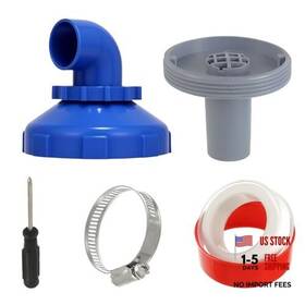 Huarew 796926437562 5pcs Pool Jet Nozzle Set 360 Swivel Rotatable Inlet Fittings