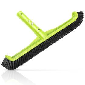 Hydrajoy 683125328190 Pool Brush Head Scrub With Premium Nylon 3x3x17 Inches Green