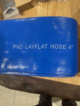 Blf400050 Hydromaxx 4 Inch X 28 Agricultural Grade Pvc Layflat Hose For Water Discharge Or Backwash