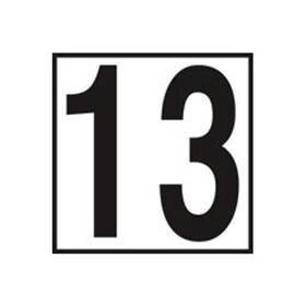 Cc611095 Inlays 6 Inch X 13 Printed Ceramic Smooth Tile With 5 Lettering