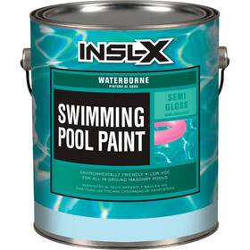 Wr1024092-01 Insl-x 1 Gal. Blue Semi-gloss Waterborne Pool Paint