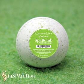 755-sb Insparation Spabomb Coconut Lime Verbena - 5 Oz Bath Bomb