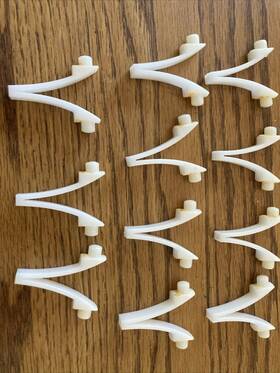 10313 Intex 11 Pack Of Frame Pool Spring Pin Clips Swimming 12ft X 30 Inch Used