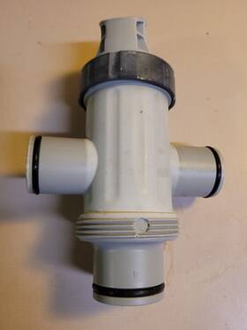 25028e Intex Dual Split Hose Plunger Valve Pool Part For Above Ground Pools Used