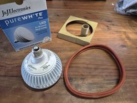 Lpl-pr2-cw-12 J&j Electronics 26612 Pure White Pro Led Pool Spa Light Bulb 32w / 120v