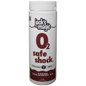 Jmsafe2 Jacks Magic 2lb #3 Stain Solution Safe Shock