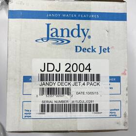 Jdj-2004 Jandy Deck Jet Adj.up To 360 With Polished Bronze Cover Plates Genuine Lot Of 4