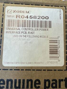 R0458200 Jandy Zodiac Universal Power Control Board Lxi Heater And First Gen Jxi