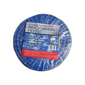 Jed Pool Tools 043741630501 In-ground Swimming Commercial Grade Backwash Discharge Hose 1 1/2 Inch X 50ft Ft