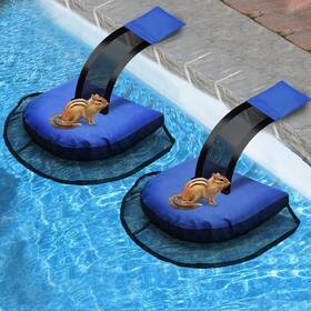 T-az00235 Jestop 2pcs Pool Animal Saving Escape Ramp Frog Saver Floating Rescues For Swi