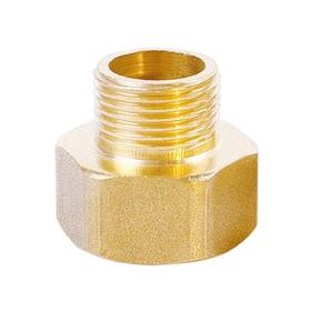6cy-fer-41760 Joywayus 3/4 Inch G Female Thread 1/2 Npt Male Brass Pipe Fitting Adapter