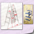 K-p20-1442-e Summer Escapes Above Ground Swimming Pool Ladder Steel Frame Resin