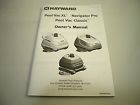 K540ad Hayward Navigator Pro Pool Vac Xl Classic Vacuum Owners Manual