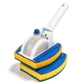 Kgc 819079019901 Handheld Pool Scrub Brush With A Replacement Sponge Must Have Blue