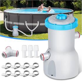 53013e Kimfilter Standard Series Above Ground Pool Filter Pump - 800 Gph Flow Rate Blue
