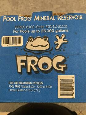 King Technology 01-12-6112 New Oem Tech Pool Frog 5100/5200/6100 Series Replacement Mineral Reservoir