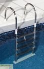 Ne1145-na400 Ladder Steel Ss 300lb Ground Max " Stainless Pad Pool Steps 24