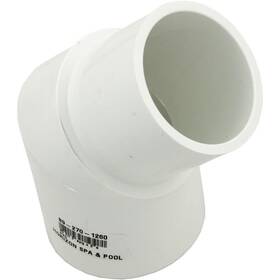 423-020 Lasco 2 Inch Spigot X Slip Pool And Spa 45 Elbow Fitting