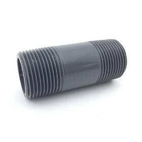 Lasco Fittings 025528710828 210-030 1 Inch X 3 Pvc Schedule 80 Nipples Tbe - Gray