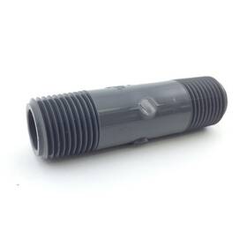 205-030 Lasco Fittings 0.5 Inch X 3 Pvc Schedule 80 Nipples Tbe - Gray