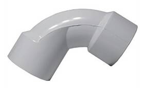 406-025sw Lasco Fittings 2.5 Inch Slip X Sweep Elbow 406025sw