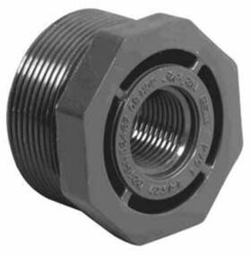 839-098 Lasco Fittings 0.75 Inch X 0.25 Sch80 Reducer Bushing Flush Type Mptxfpt